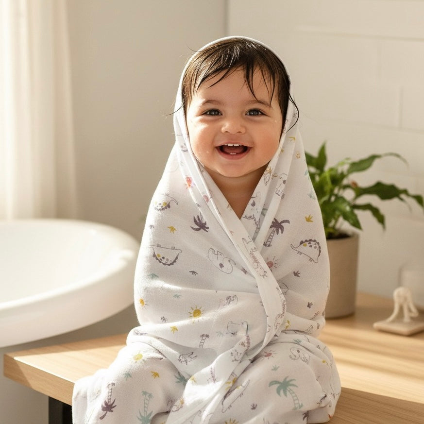 Baby towel - 100% Muslin Cotton