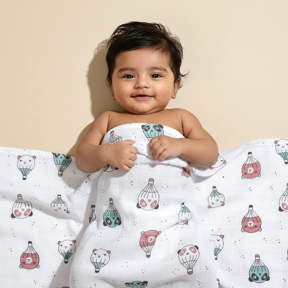 Baby towel - 100% Muslin Cotton