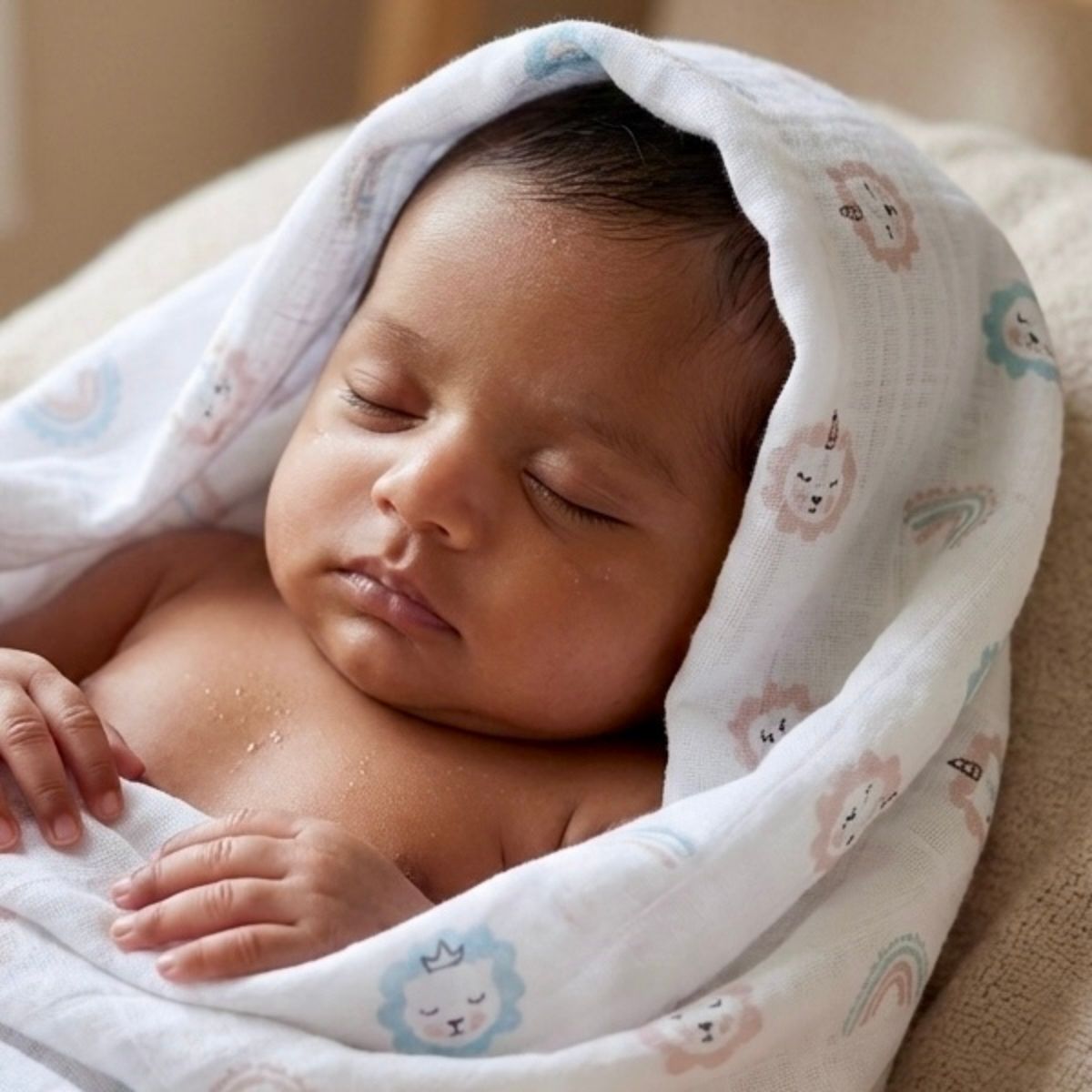 Baby towel - 100% Muslin Cotton