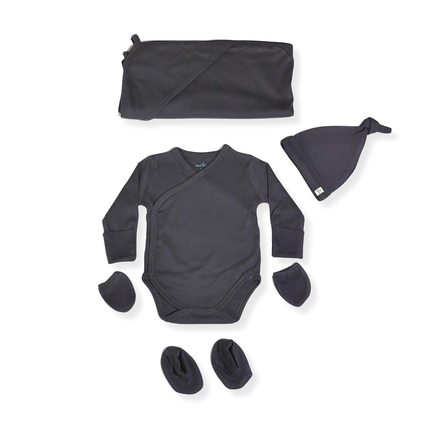 Dark Grey Delight - New Born Set
