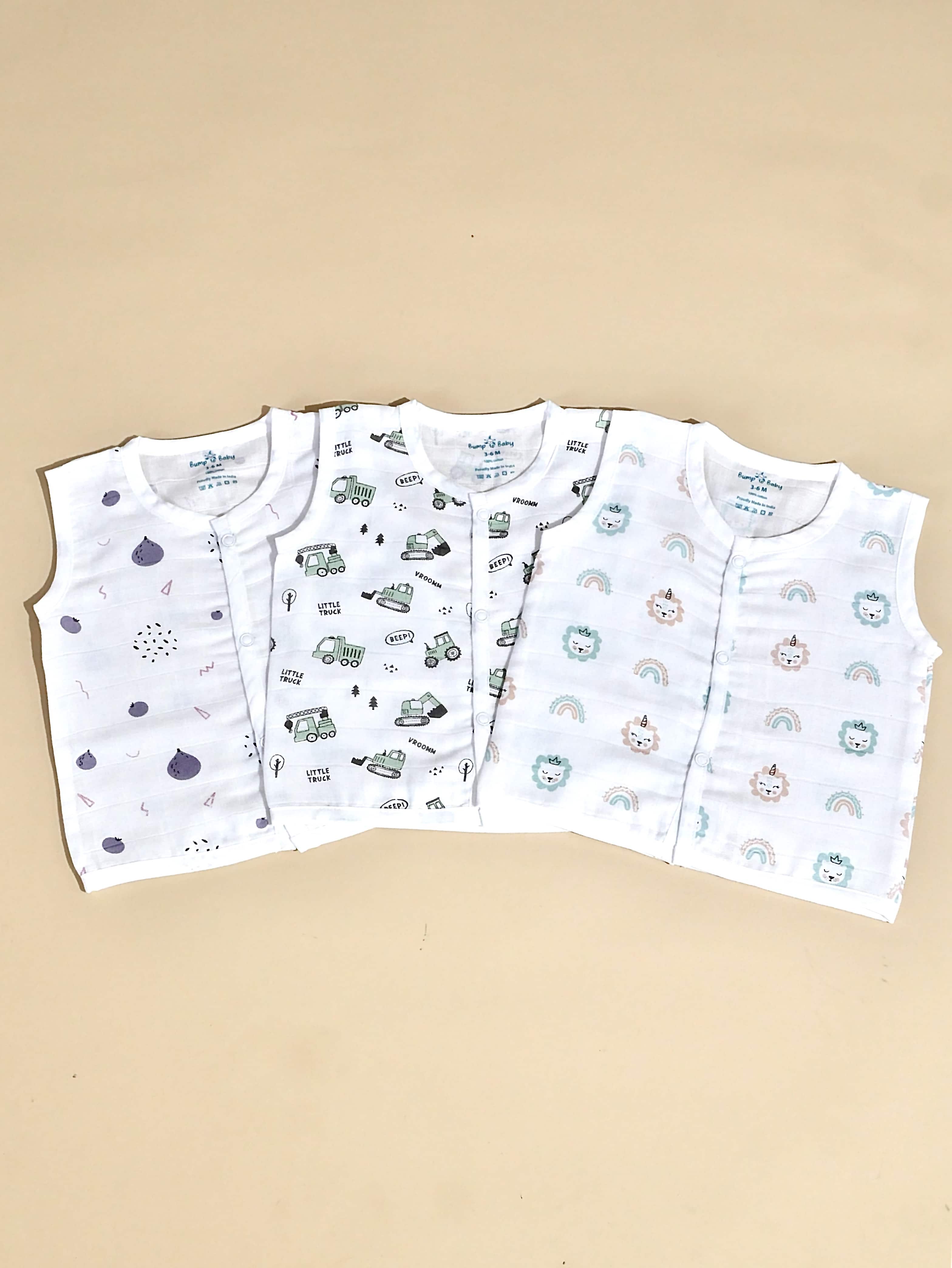 Baby Jabla Combo - 100% Muslin Cotton
