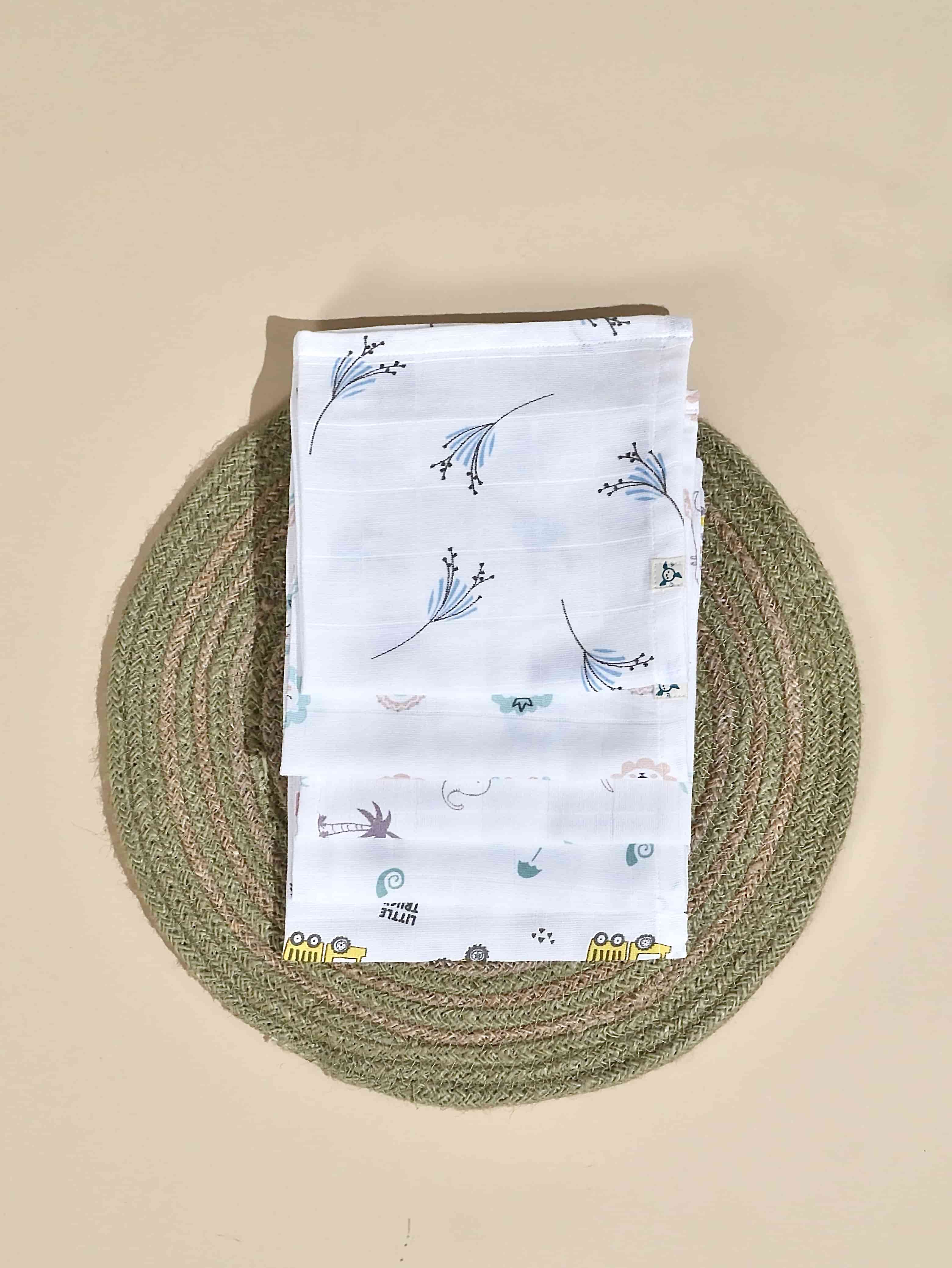 5 Set Baby Wipes - 100% Muslin